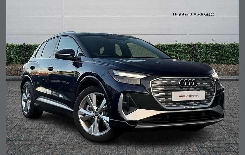 Used Audi Q4 e-tron S-Line 150 kW (204 HP) 2022 Blue SUV