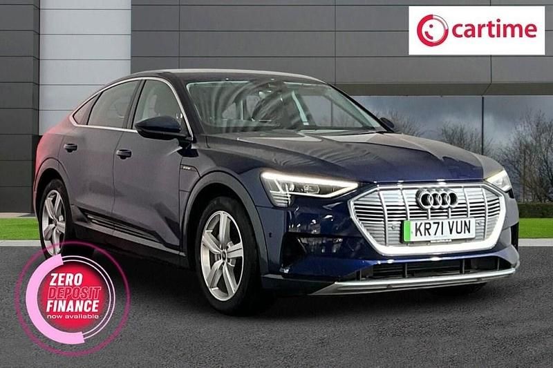 Used Audi e-tron Design 300 kW (408 HP) 2021 Blue SUV