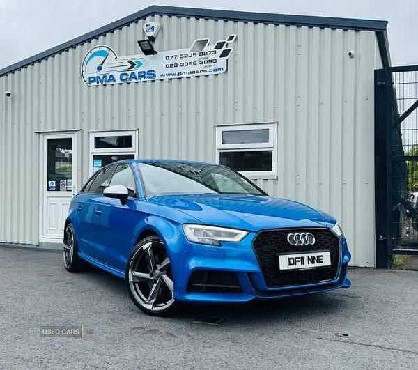 Blue Used 2019 Audi S3 Sportback Sport Hatchback | £18,500 (Fair price) - Image 1/4