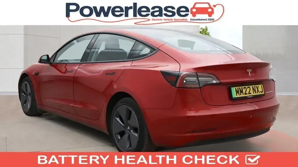 Used Tesla Model 3 Long Range AWD 366 kW (498 HP) 2022 Red Sedan