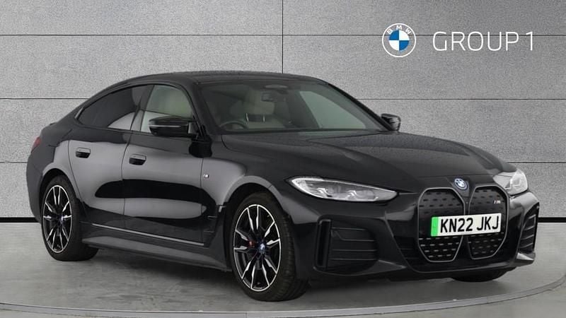 Black Used 2022 BMW i4 Comfort Edition Sedan | £31,250 (Good price) - Image 1/4