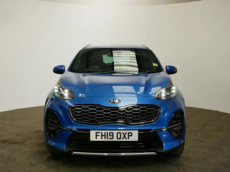 Used Kia Sportage GT-Line 177 HP (130 kW) 2019 Blue SUV