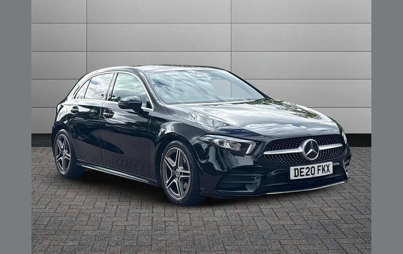 Cosmos black Used 2020 Mercedes A180 Executive Hatchback | £17,450 (Fair price) - Image 1/4