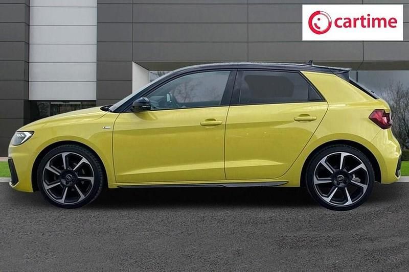 Used Audi A1 Sportback S-Line 150 HP (110 kW) 2019 Yellow Hatchback