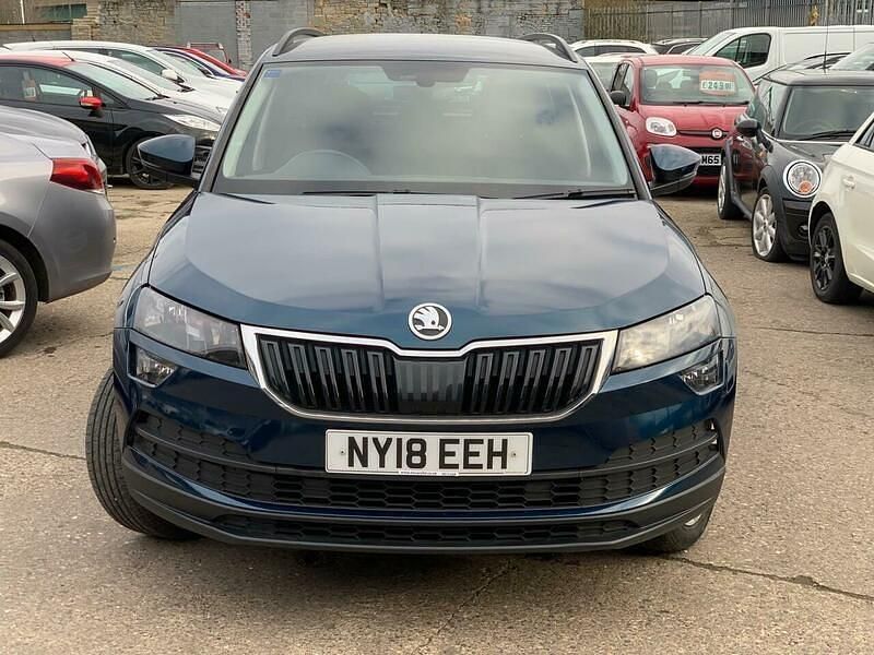 Używany Skoda Karoq SE 150 KM (110 kW) 2018 Niebieski SUV