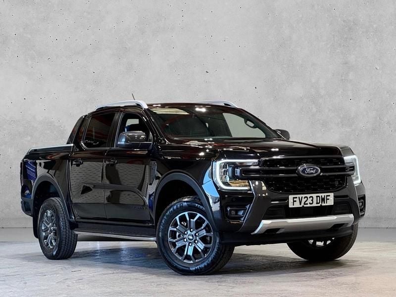 Black Used 2023 Ford Ranger Wildtrack Pickup | £28,490 (Fair price) - Image 1/4