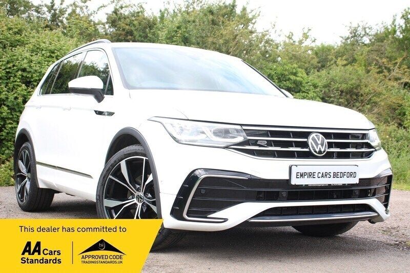 White Used 2021 VW Tiguan R-line SUV | £24,690 (Fair price) - Image 1/3