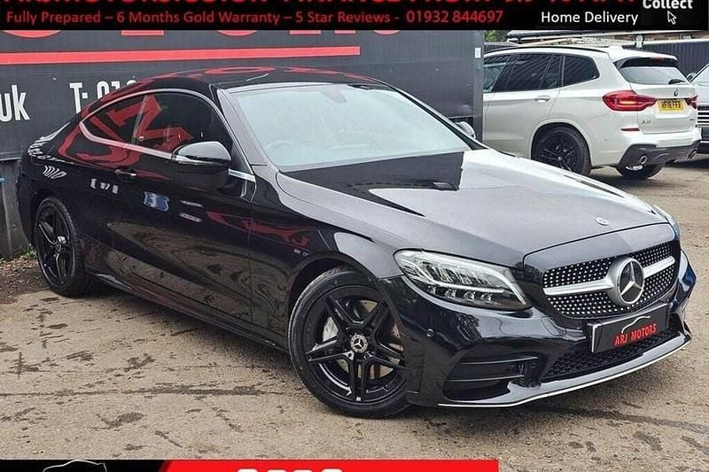 Black Used 2019 Mercedes C300 AMG line Coupe | £17,995 (Fair price) - Image 1/1