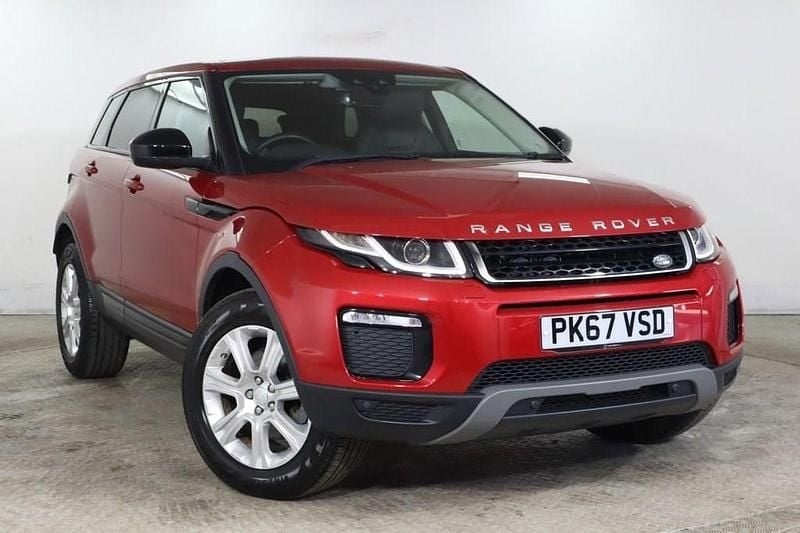 Red Used 2017 Land Rover Range Rover evoque SE SUV | £13,795 (Good price) - Image 1/4