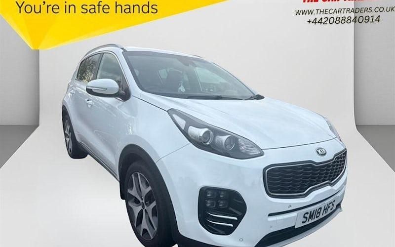 White Used 2017 Kia Sportage GT-Line SUV | £9,988 (Fair price) - Image 1/4