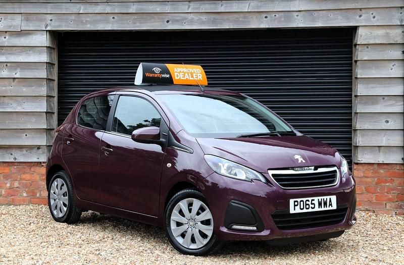Purple Used 2015 Peugeot 108 Active Hatchback | £5,295 (Fair price) - Image 1/4