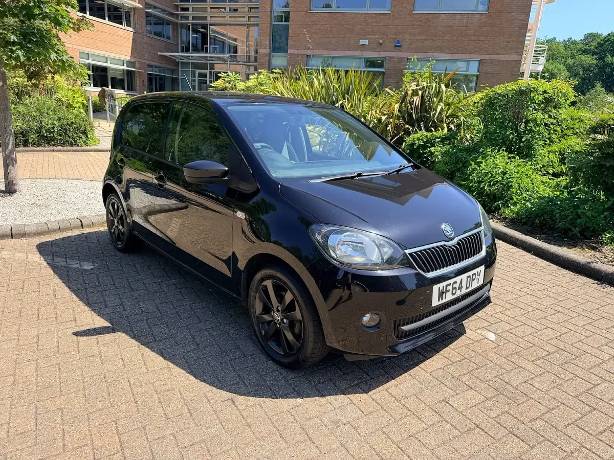 Used Skoda Citigo 75 HP (55 kW) 2014 Black Hatchback