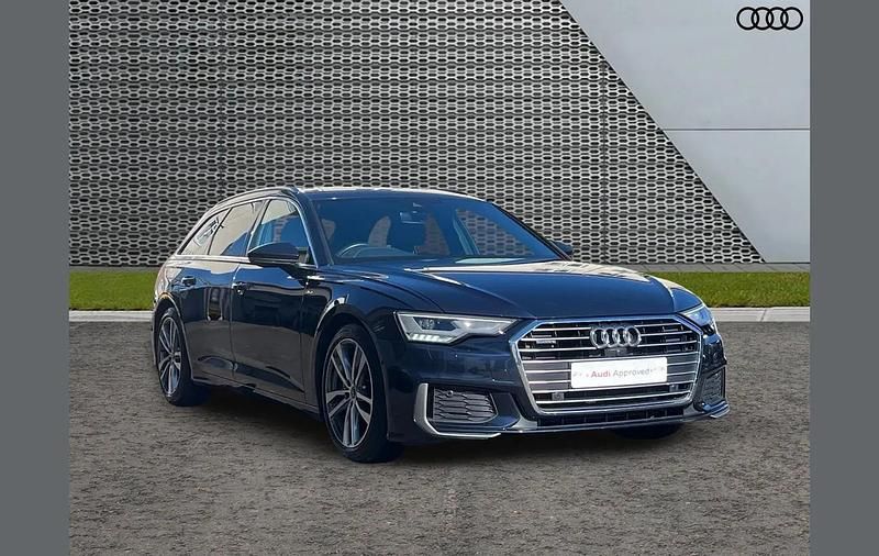 Used Audi A6 S-Line 204 HP (150 kW) 2023 Blue Estate