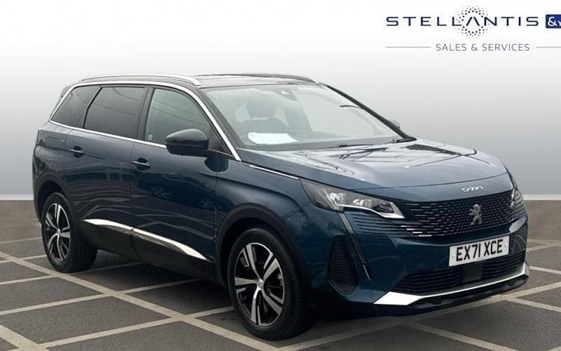 Blue Used 2021 Peugeot 5008 GTi MPV | £21,138 (Fair price) - Image 1/4