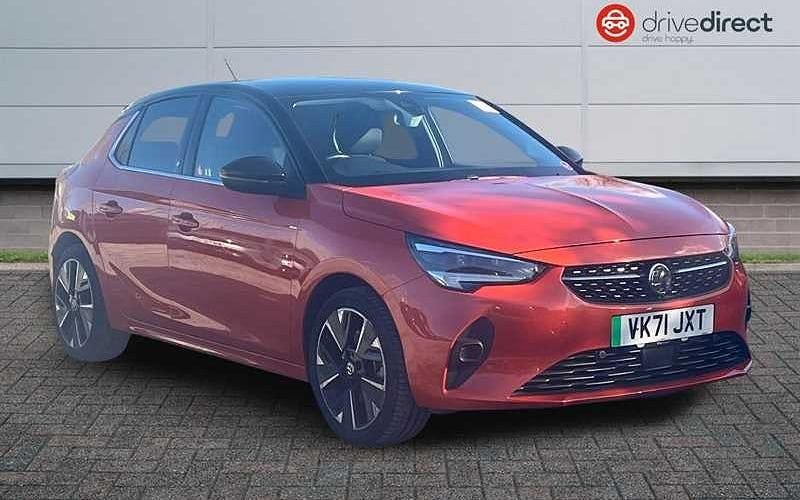 Used Vauxhall Corsa-e Elite 100 kW (136 HP) 2020 Orange Hatchback