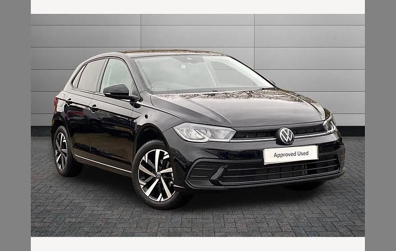 New VW Polo Match 95 HP (69 kW) 2025 Black Hatchback