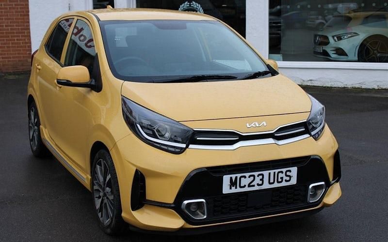Used Kia Picanto GT-Line 67 HP (49 kW) 2023 Yellow Hatchback