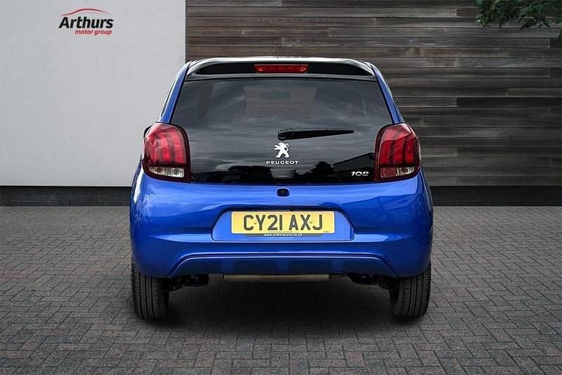 Blue Used 2021 Peugeot 108 Allure Hatchback | £9,497 (Fair price) - Image 1/4