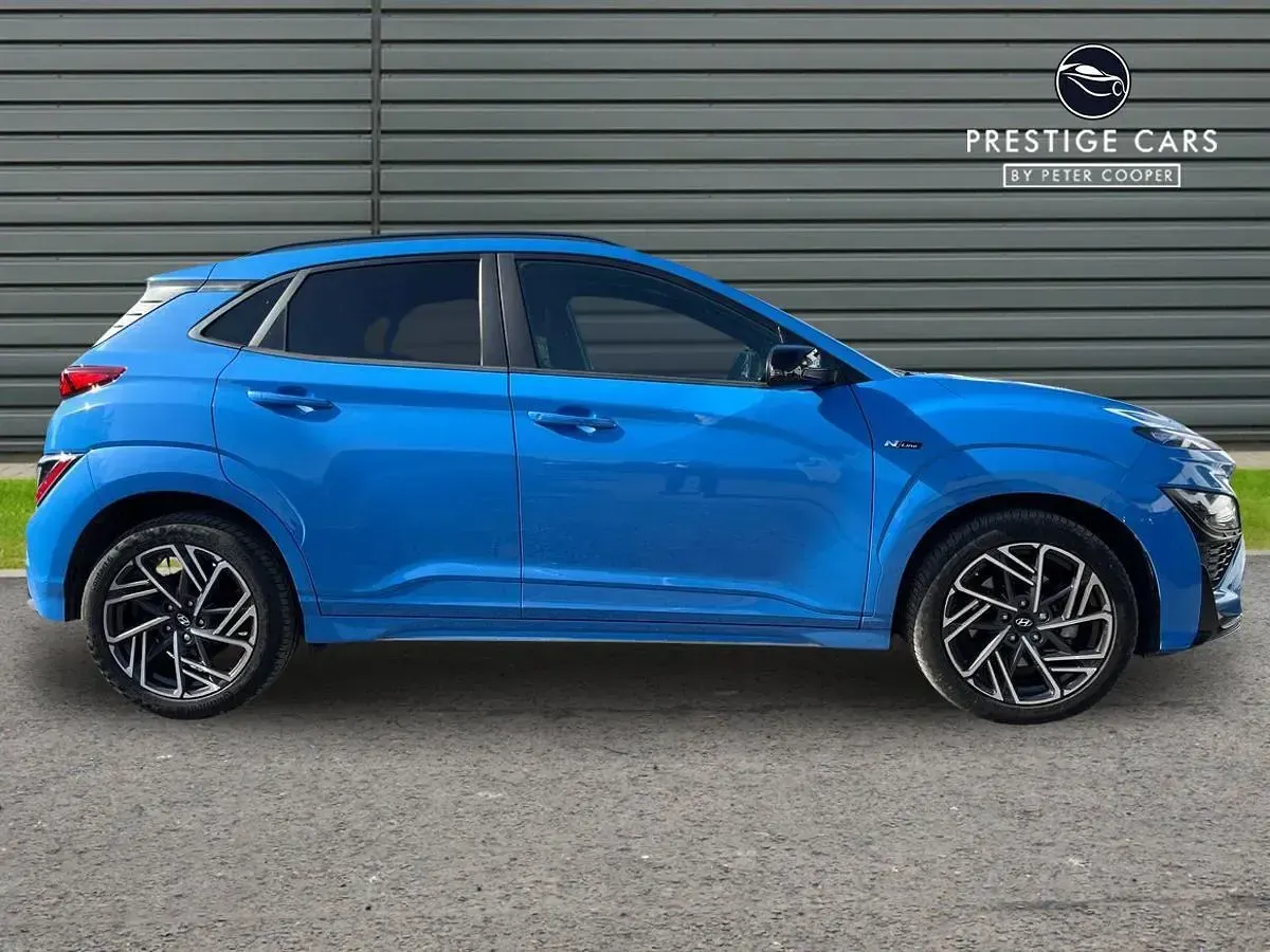 Used Hyundai Kona N Line 117 HP (86 kW) 2023 Blue SUV