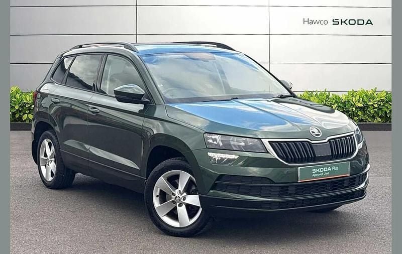 Emerald green metallic Used 2018 Skoda Karoq SE SUV | £11,695 (Good price) - Image 1/4