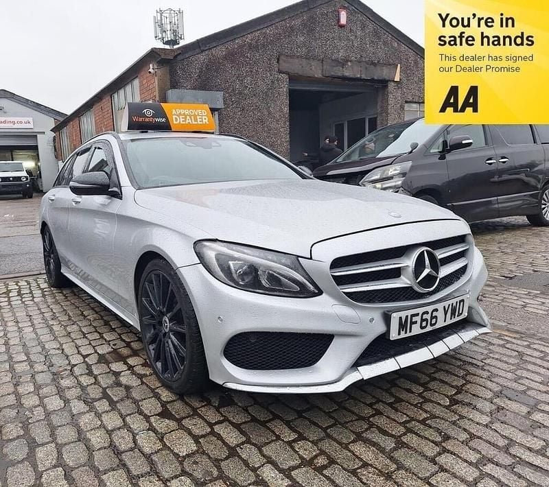 Silver Used 2016 Mercedes C250 AMG line Estate | £7,495 (Super price) - Image 1/4