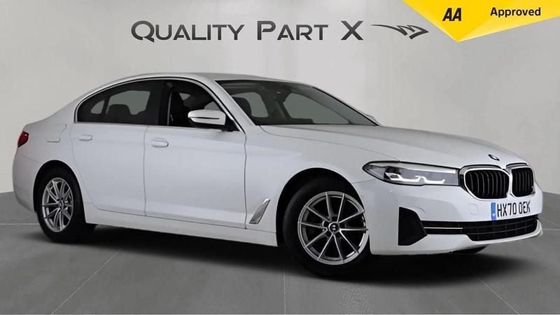 White Used 2020 BMW 520 Sedan | £18,780 (Super price) - Image 1/4