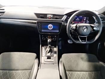 Used Skoda Superb SportlinePlus 150 HP (110 kW) 2023 Blue Estate