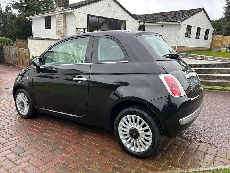 Used Fiat 500 Lounge 69 HP (50 kW) 2013 Black Hatchback