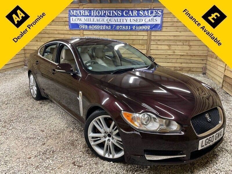 Red Used 2010 Jaguar XF Portfolio Sedan | £9,995 (Expensive) - Image 1/3