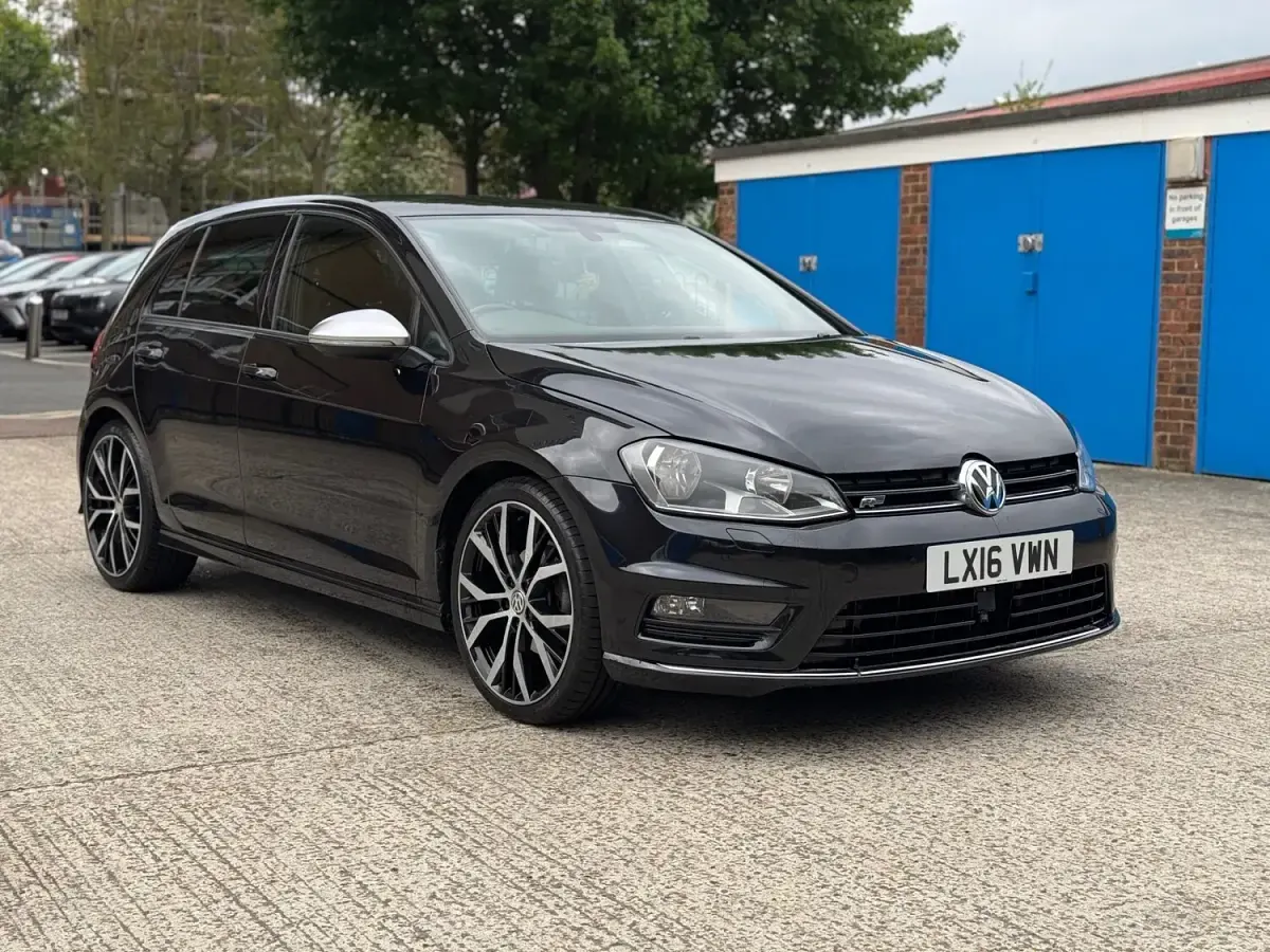 Used VW Golf VII R-line 2016 Black Hatchback