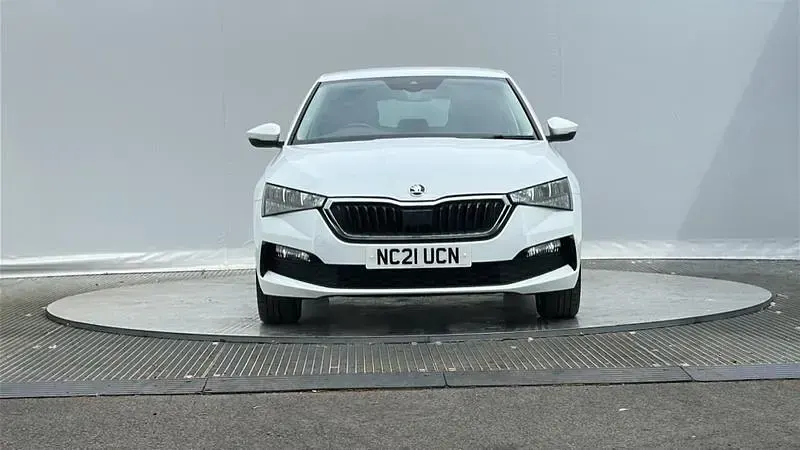 Used Skoda Scala SE L 110 HP (80 kW) 2021 White Hatchback