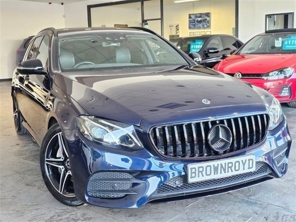 Blue Used 2018 Mercedes E220 AMG line Estate | £18,490 (Fair price) - Image 1/1