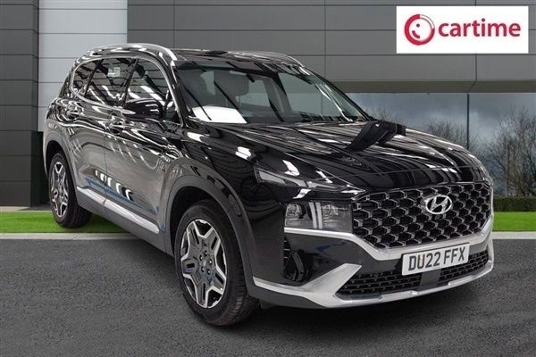 Black Used 2022 Hyundai Santa Fe Ultimate SUV | £35,988 (Expensive) - Image 1/3