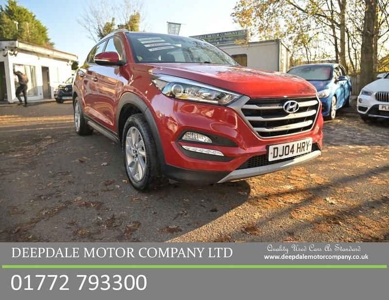 Red Used 2017 Hyundai Tucson SE SUV | £7,790 (Fair price) - Image 1/4