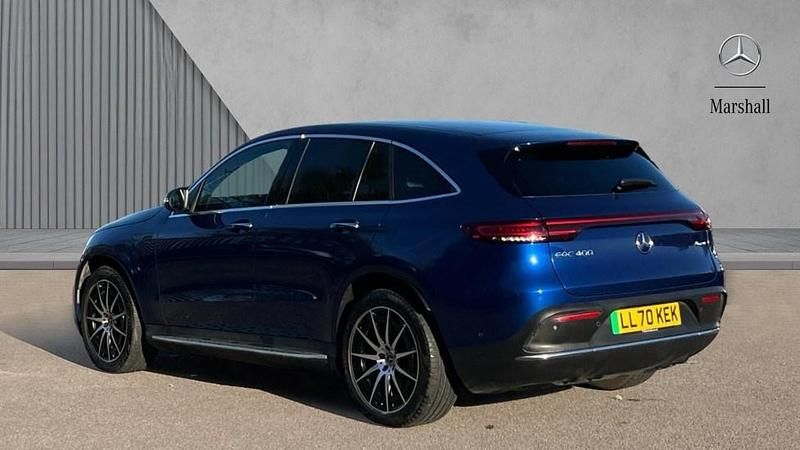 Used Mercedes EQC400 AMG line 300 kW (408 HP) 2020 Blue SUV