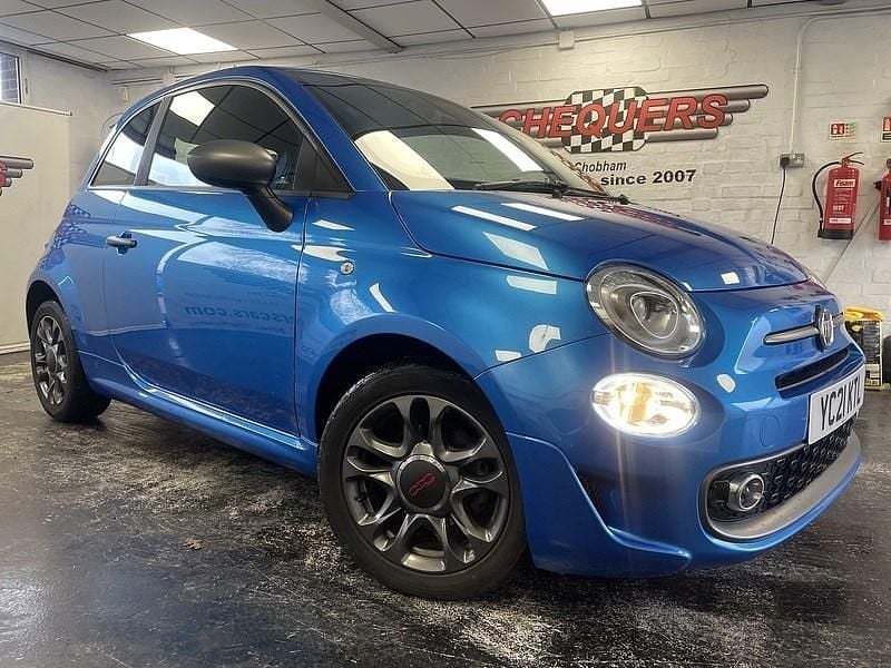 Used Fiat 500 Sport 70 HP (51 kW) 2021 Blue Hatchback
