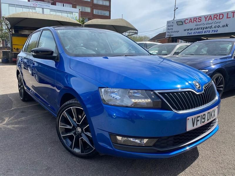 Used Skoda Rapid Sport 95 HP (69 kW) 2019 Blue Hatchback