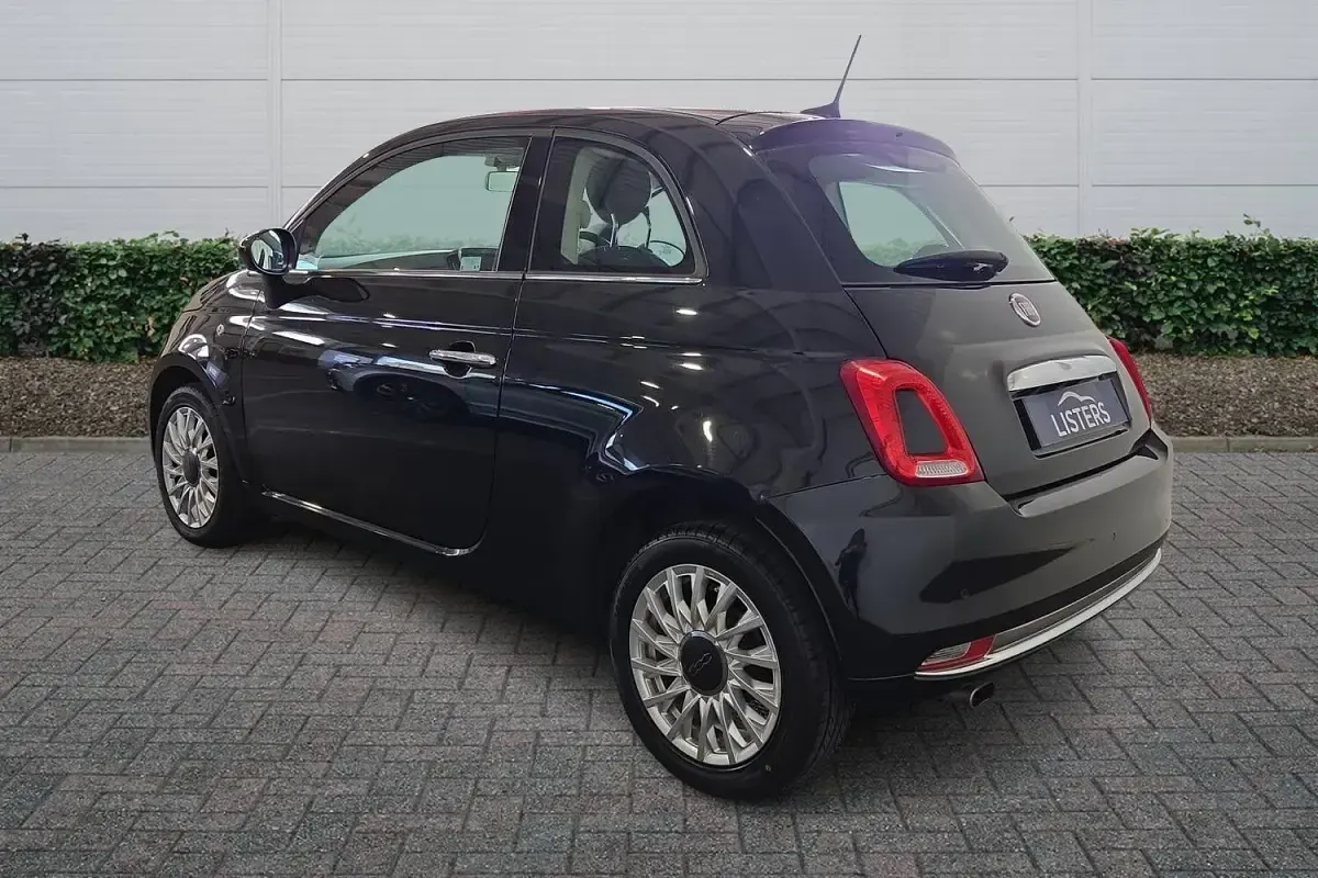 Used Fiat 500 Lounge 69 HP (50 kW) 2017 Black Hatchback