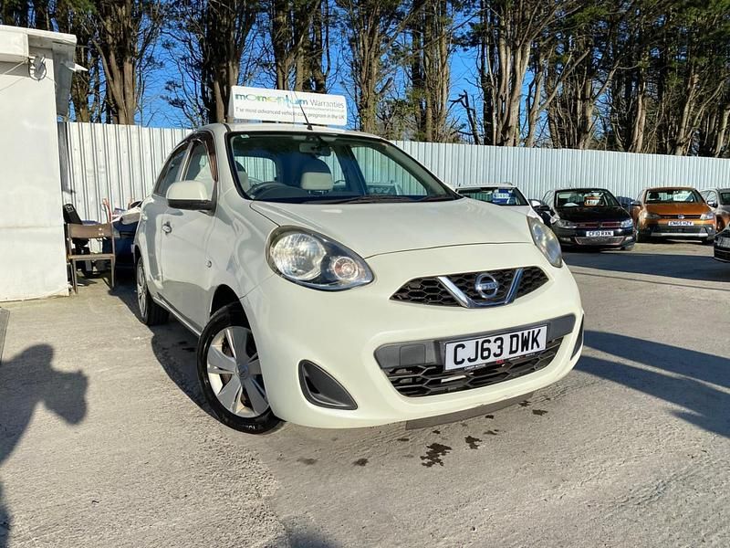 Used Nissan Micra S 2014 White Hatchback
