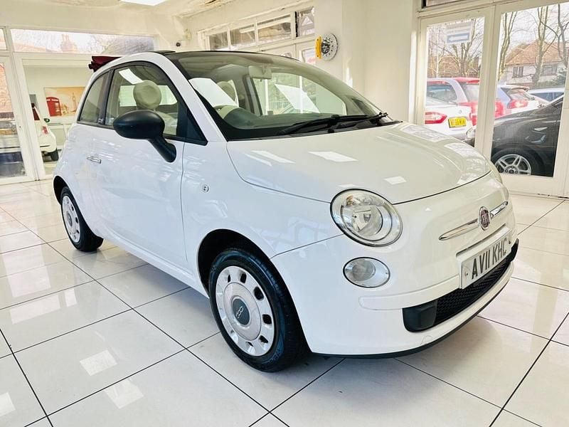 Used Fiat 500C Pop 2011 White Cabriolet