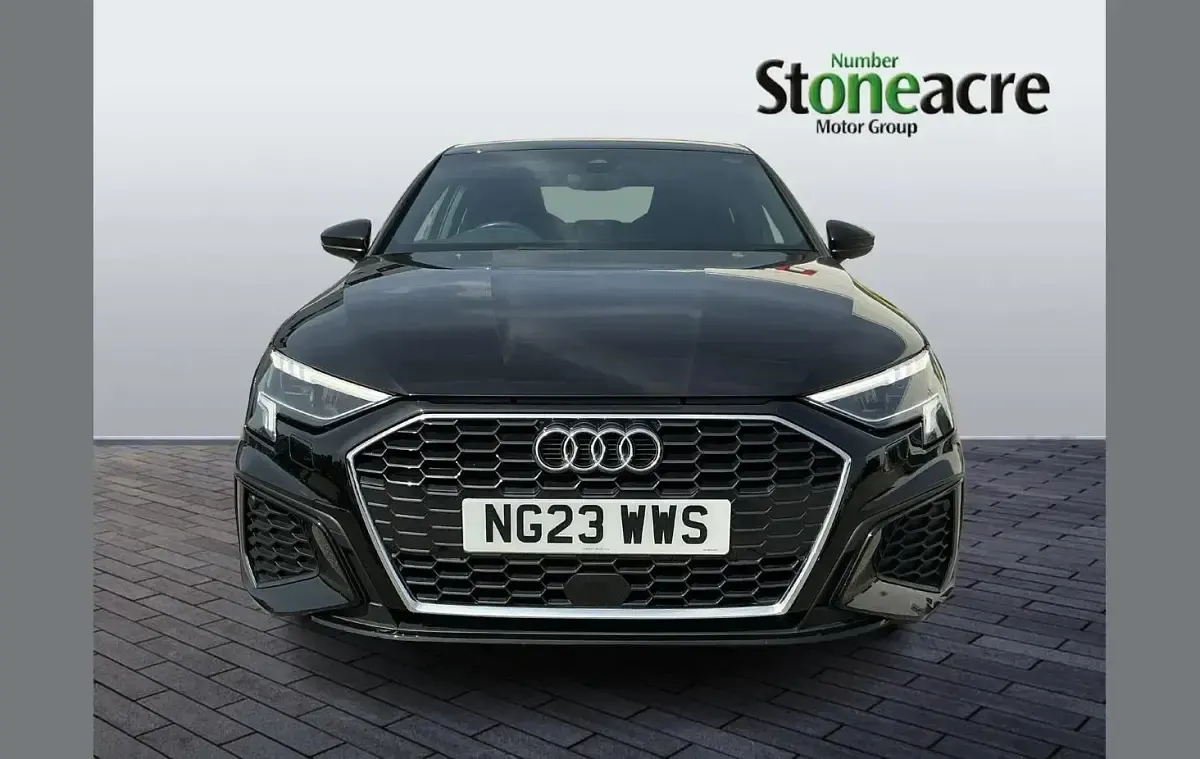 Used Audi A3 S-Line 147 HP (108 kW) 2023 Black Sedan