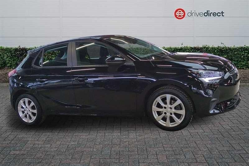 Used Vauxhall Corsa Design Edition 75 HP (55 kW) 2023 Black Hatchback