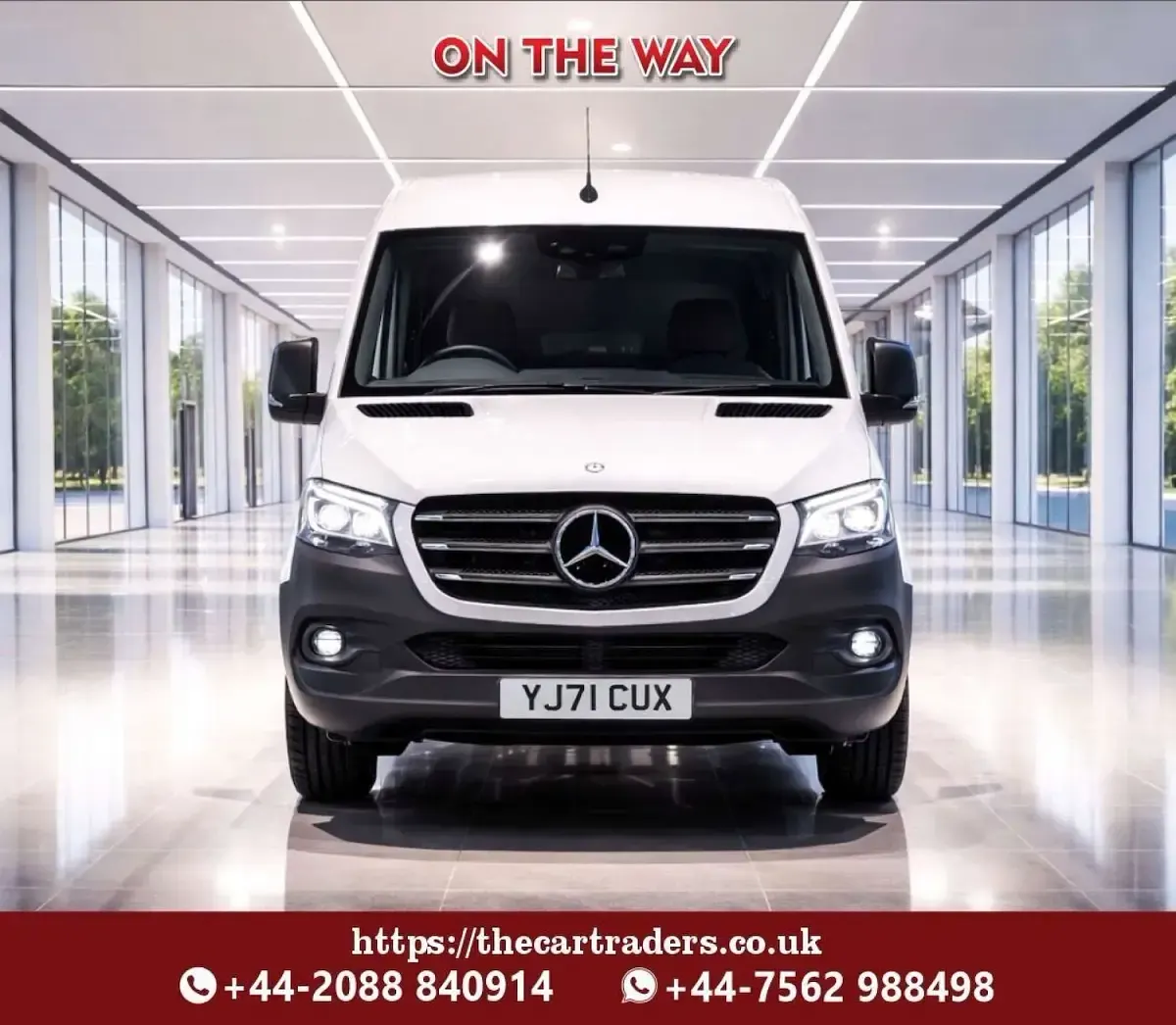 Used Mercedes Sprinter Progressive 141 HP (103 kW) 2021 White Van