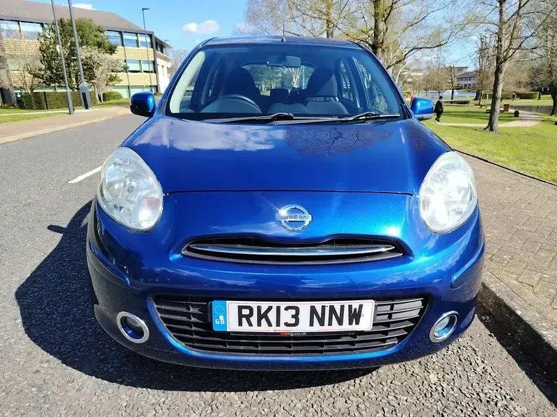 Used Nissan Micra Acenta 80 HP (58 kW) 2013 Blue Hatchback