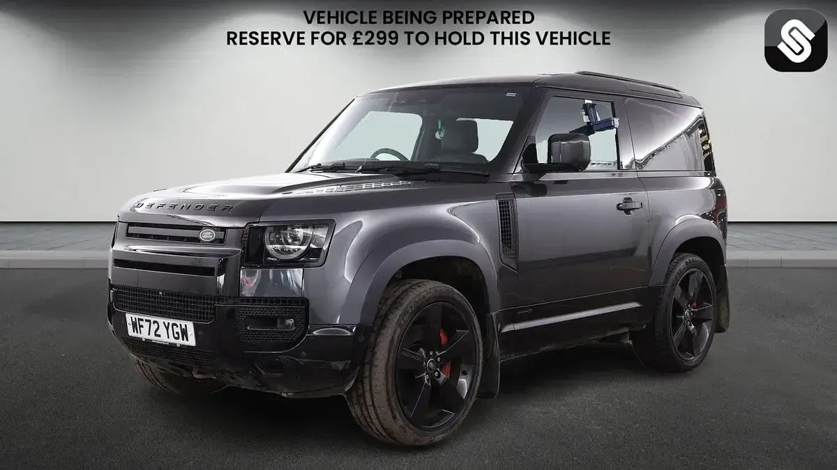 Used Land Rover Defender S 400 HP (294 kW) 2022 Carpathian grey SUV