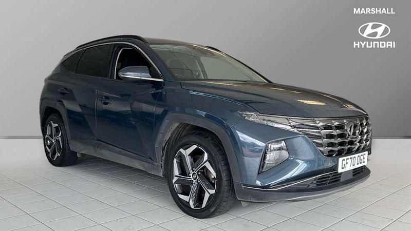 Blue Used 2021 Hyundai Tucson Premium SUV | £18,388 (Fair price) - Image 1/4