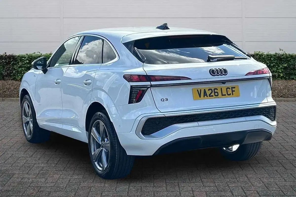 Used Audi Q3 S-Line 2026 Arkona white, solid SUV