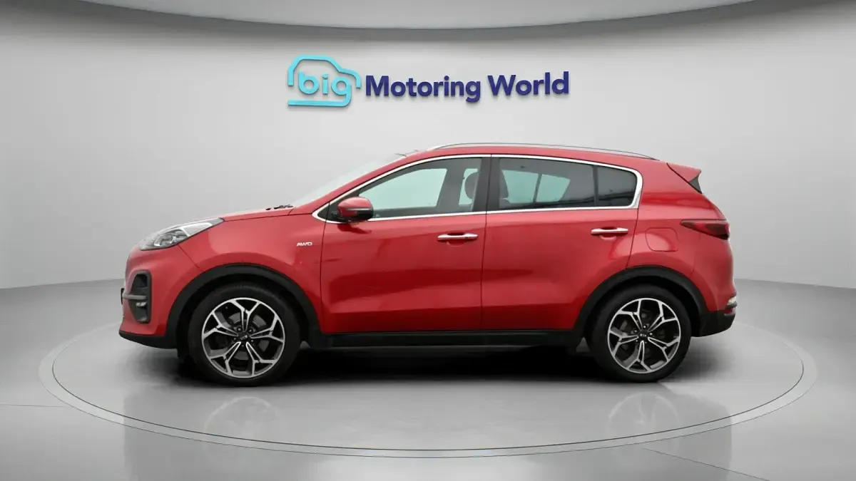 Used Kia Sportage GT-Line S 136 HP (100 kW) 2021 Red SUV