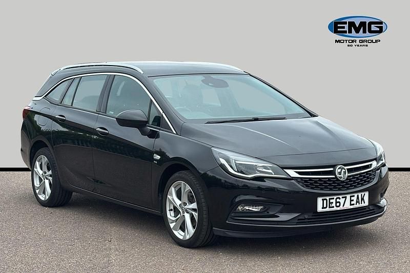 Black Used 2017 Vauxhall Astra SRi Estate | £7,995 (Fair price) - Image 1/3
