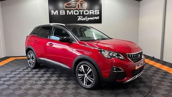 Red Used 2017 Peugeot 3008 Allure Hatchback | £9,495 (Expensive) - Image 1/4